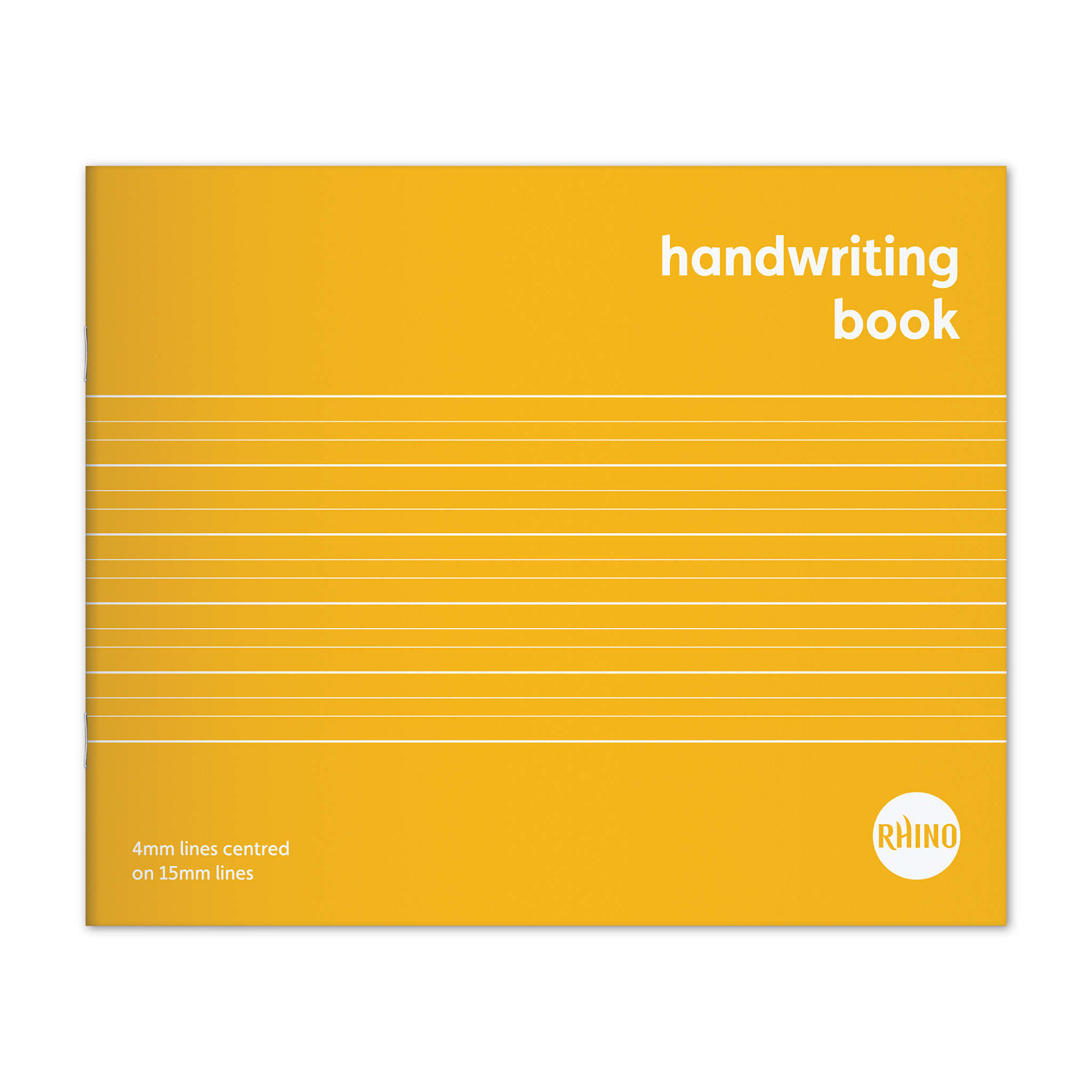 RHINO 6.5 x 8" Handwriting Book - Narrow Lined | 32pg/1pk - Yellow