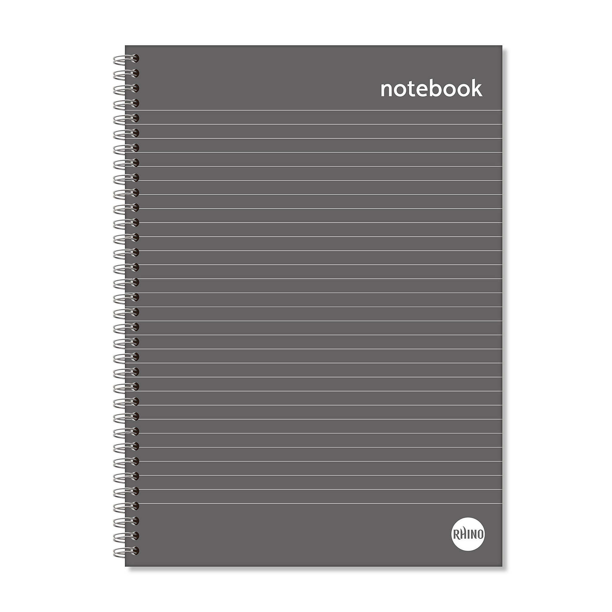 RHINO A5 Hardback Notebook Wirebound - 8mm Lined | 160pg/1pk