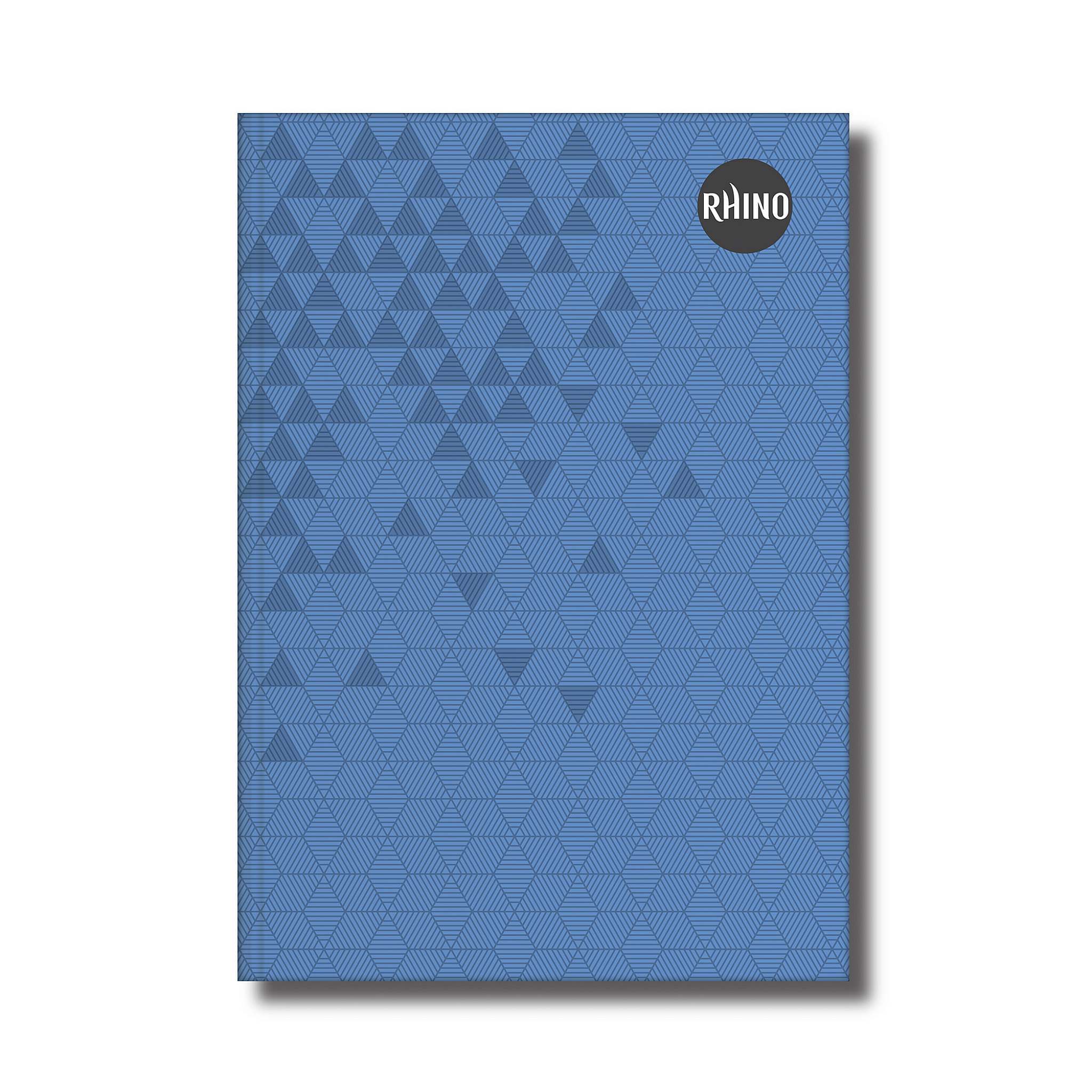 RHINO A5 Casebound Book - 8mm Lined | 192pg/1pk - Blue