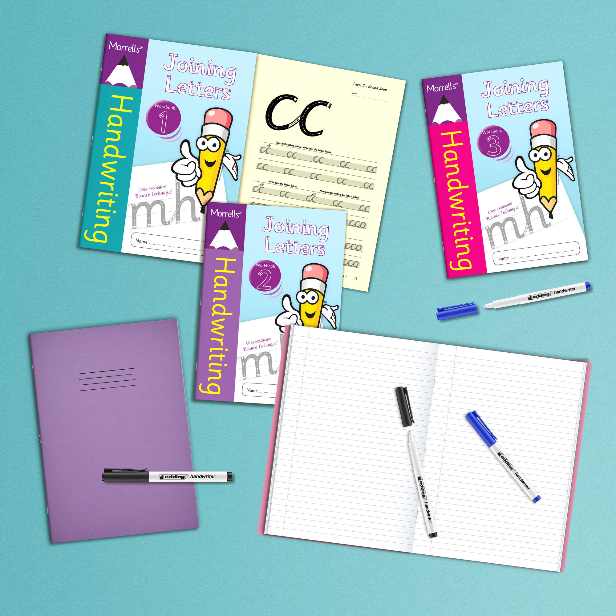 Morrells Handwriting Joining Letters Workbooks 1-3 Bundle