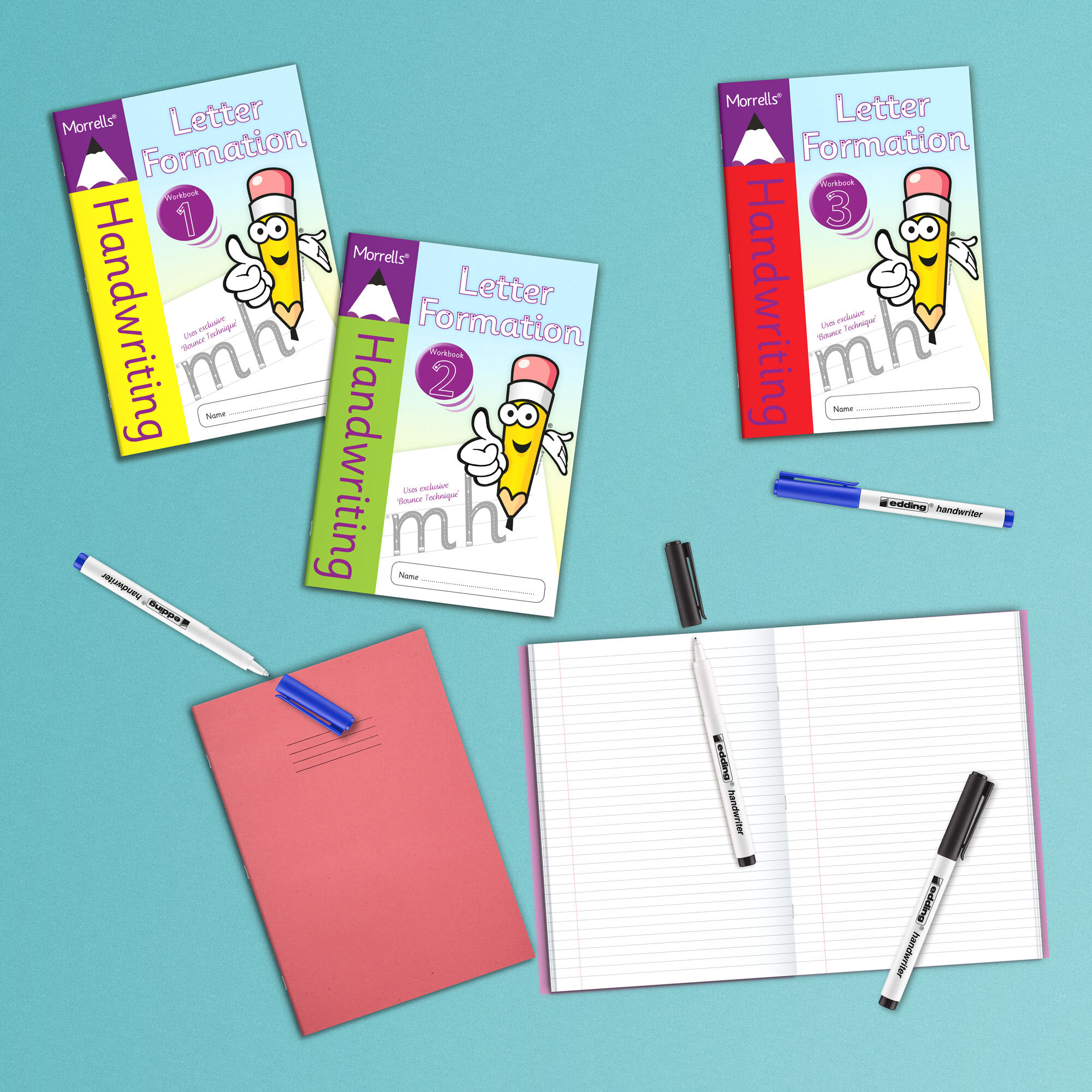 Morrells Handwriting Letter Formation Workbooks 1-3 Bundle