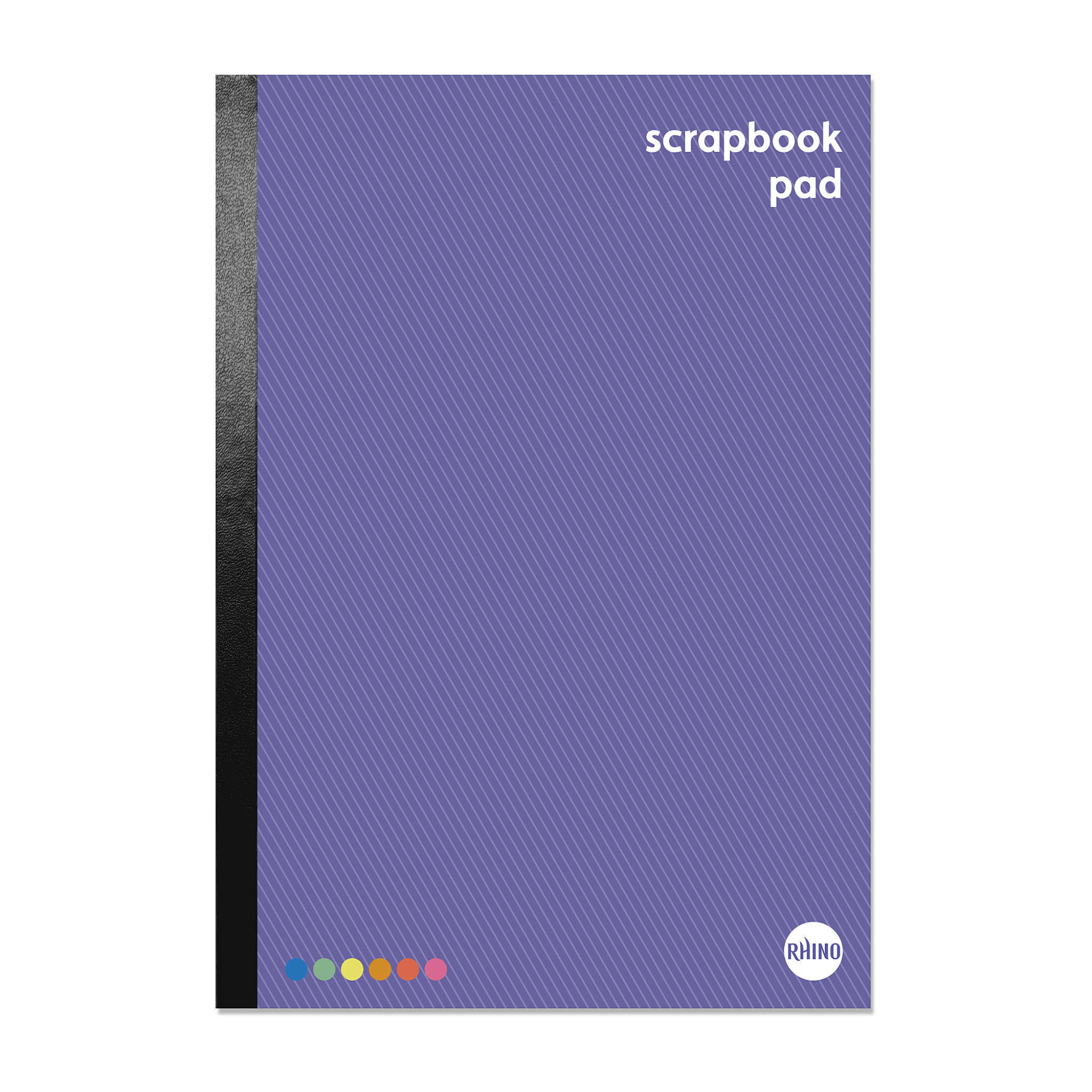 RHINO A4+ Scrapbook Pad (13 x 9") - Multi-Coloured Paper | 80pg/1pk