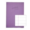 A4 Exercise Book 64 Page Purple 8mm Lined Margin Product 0 VEX677 985 6 LR