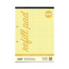 A4 Refill Pad 100 Page Yellow Yellow Tinted Paper 7mm Squared Product 1 HAYQ LR