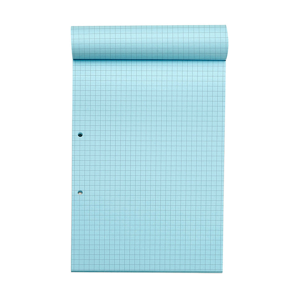 A4 Refill Pad 100 Page Blue Blue Tinted Paper 7mm Squared Product 2 HABQ LR