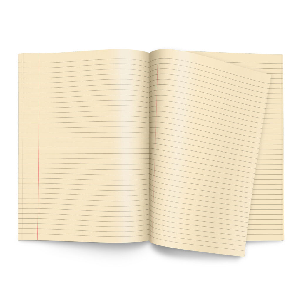 A4 Cream f8 M Open Exercise Book