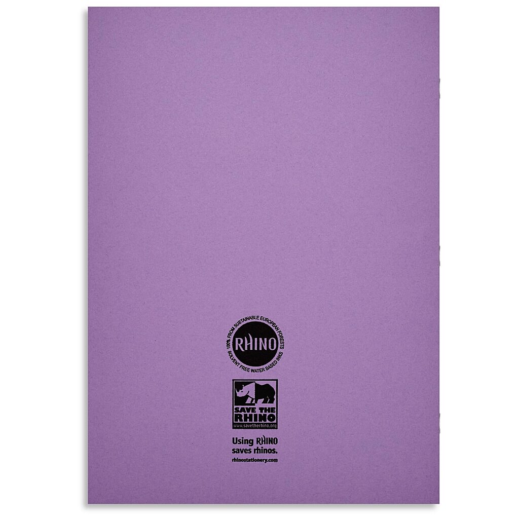 A4 Exercise Book Purple Back