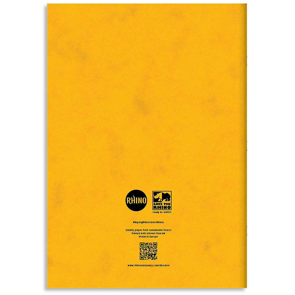 RHINO 13x9 A4 Scrapbook 36 page black sugar paper plain SB7 product 2