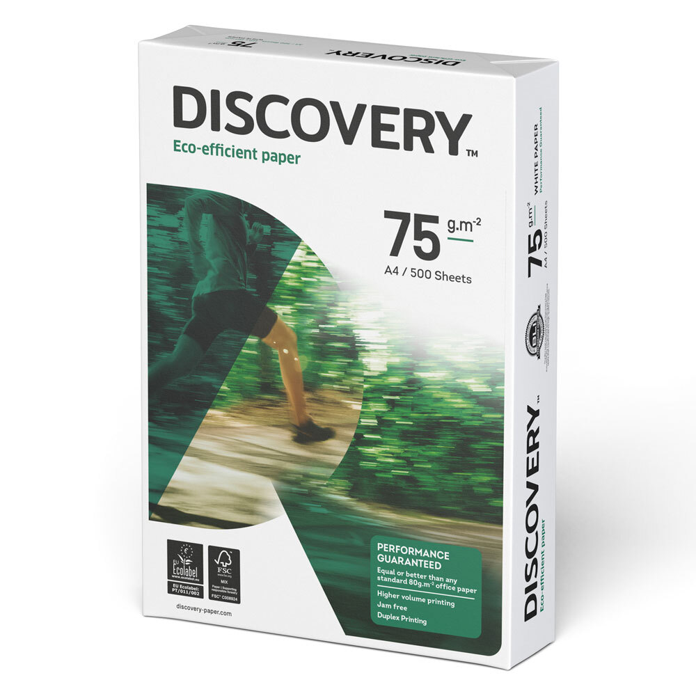 Discovery, A4, White Copy Paper, 75-gsm / 1 Pack
