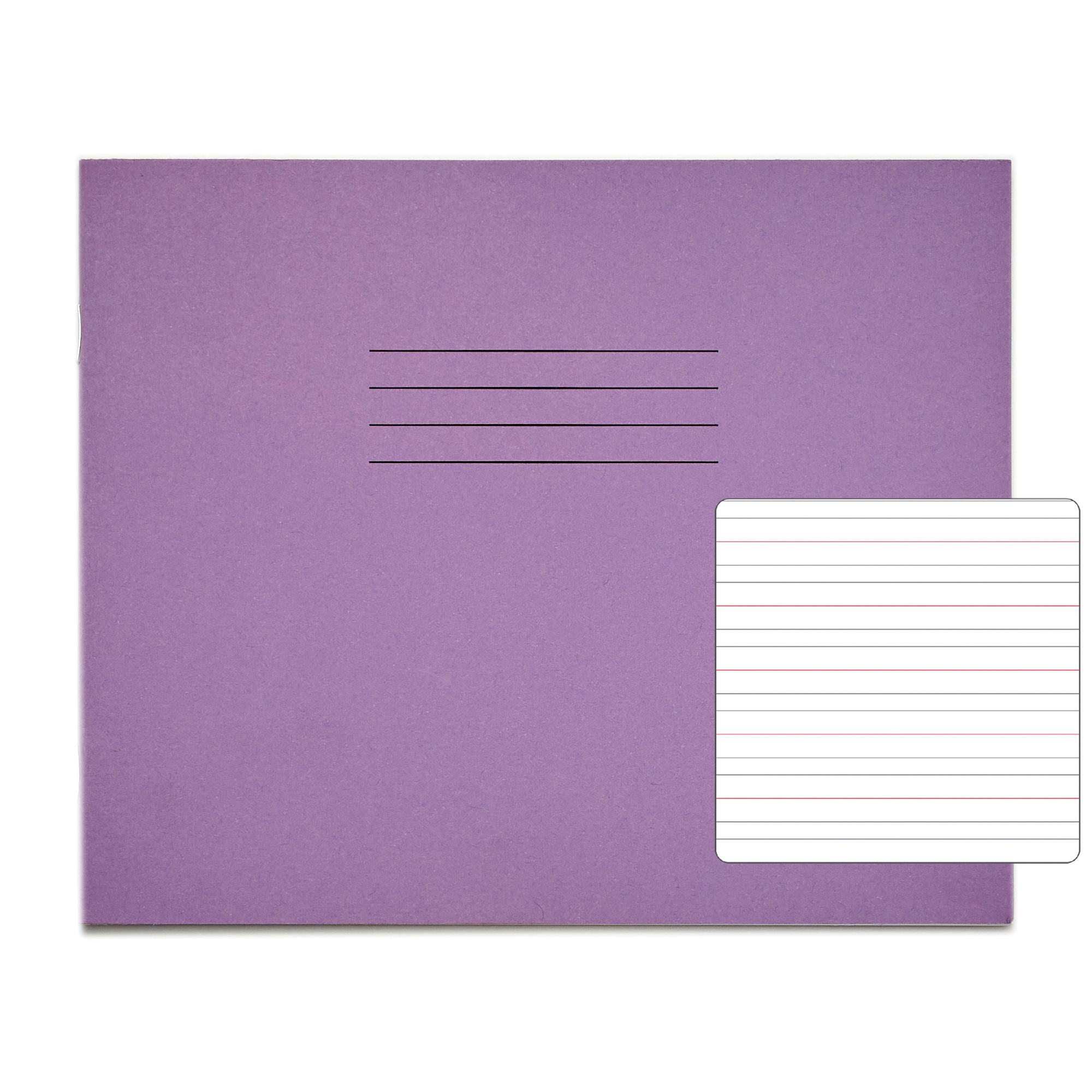 RHINO 6.5 x 8" Handwriting Book - Narrow Lined | 32pg/10pk - Purple