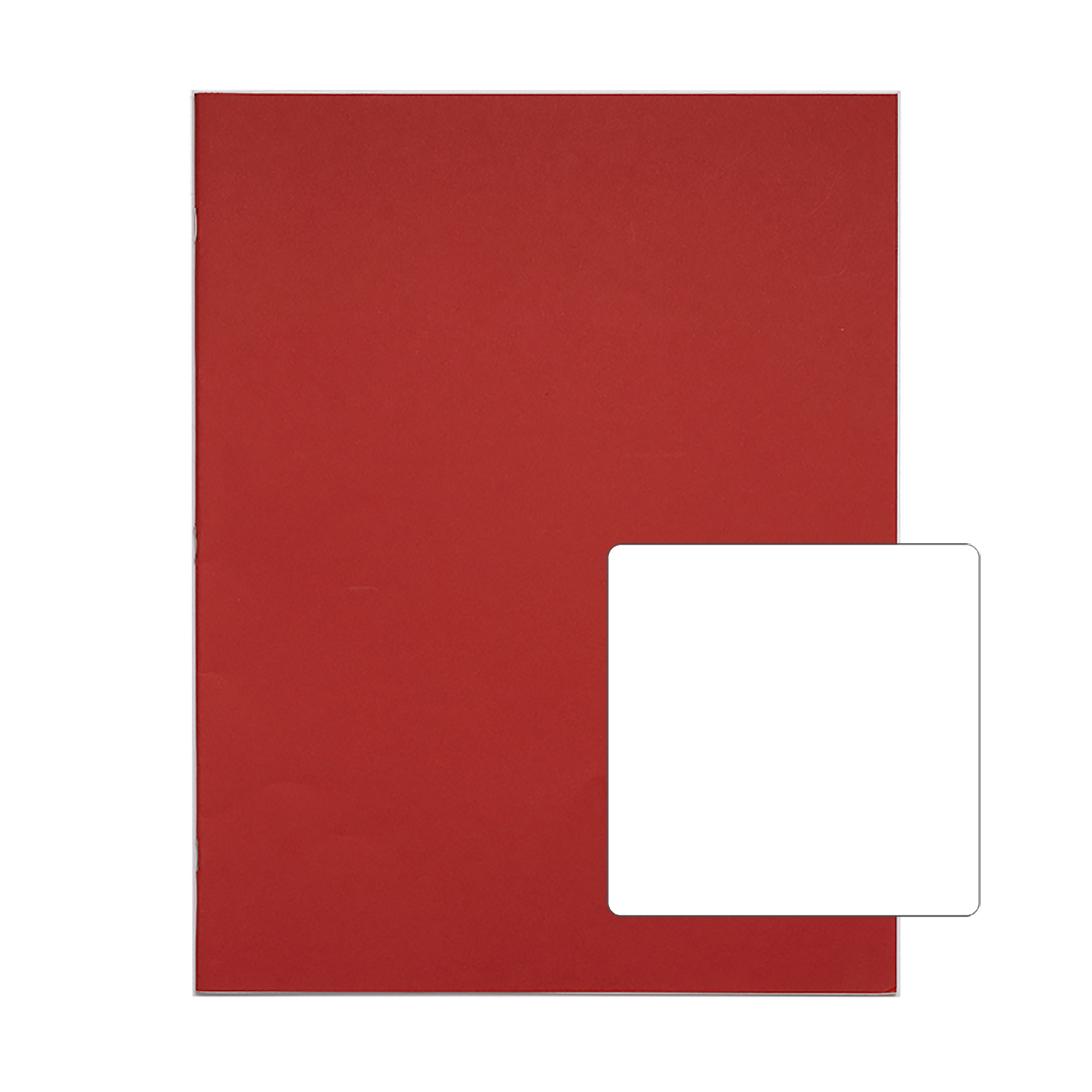 RHINO A3+ Oversized Exercise Book - Blank | 40pg/30pk - Red