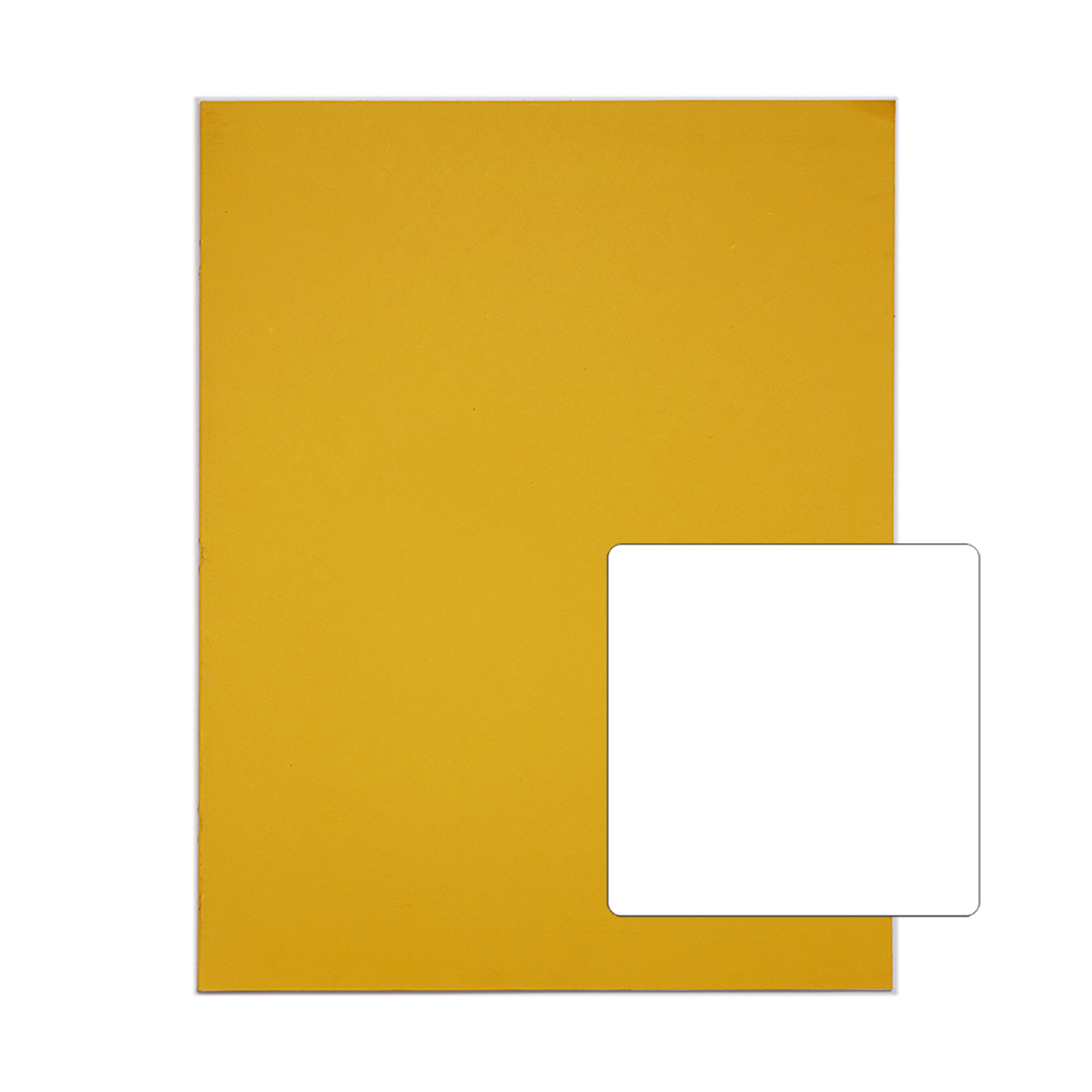 RHINO A3+ Oversized Exercise Book - Blank | 40pg/30pk - Yellow