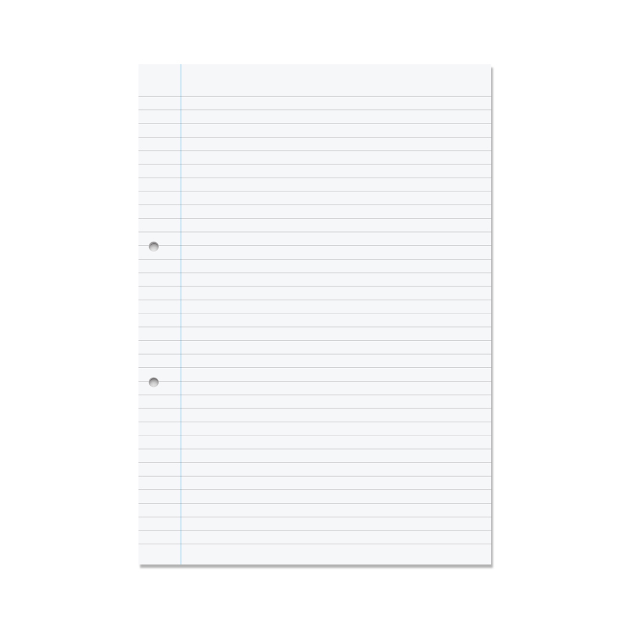 RHINO A4 Punched Exercise Paper - 8mm Lined + Margin | 500 Leaves/1 Ream - 1pk