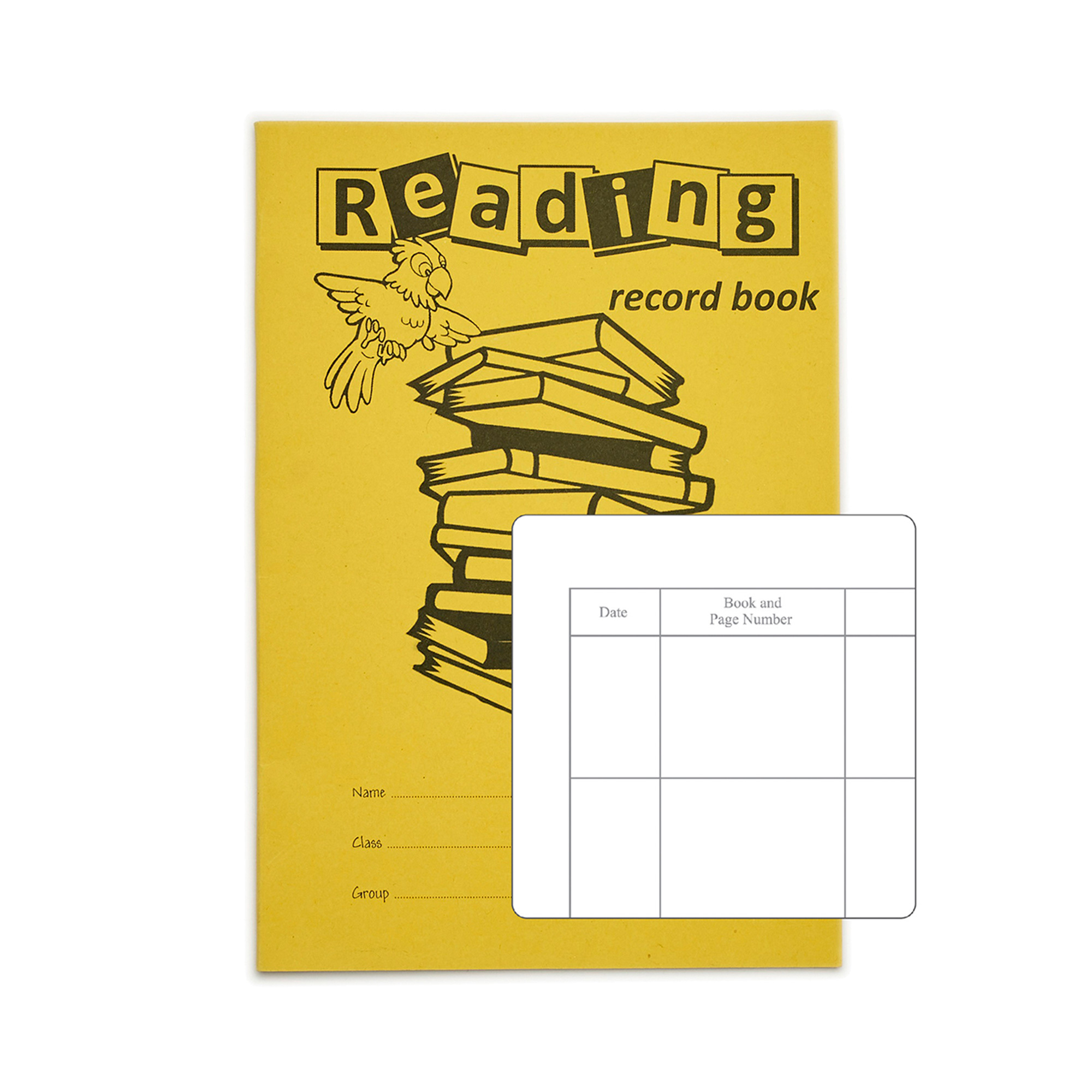 RHINO A5 Reading Record Book | 40pg/25pk - Yellow