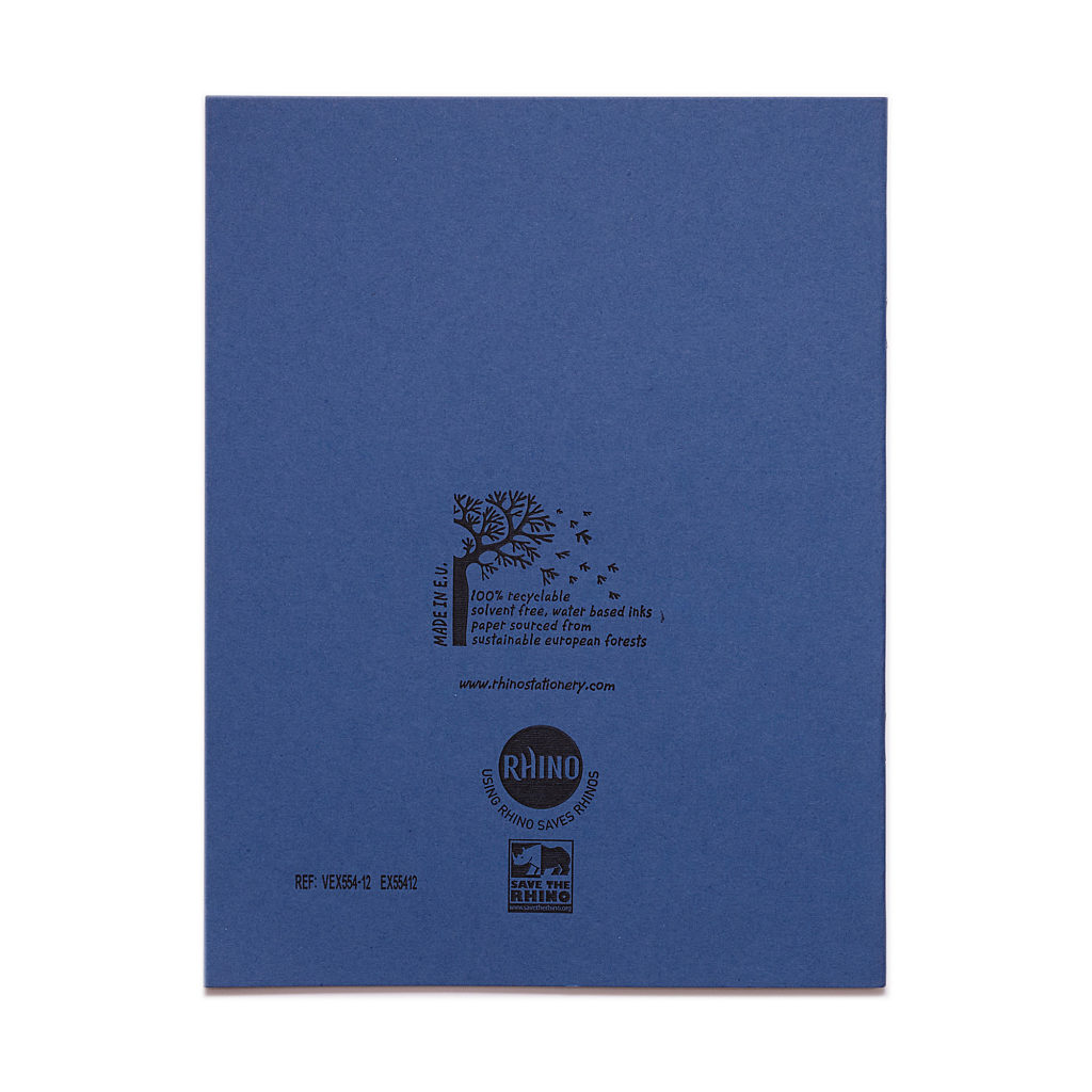 9x7 A5 Exercise Book 80 Page Lt Blue 8mm Lined Product 5 VEX554 38 6 LR