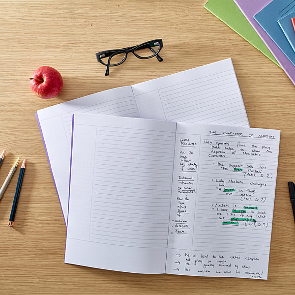 RHINO A4 Cornell Exercise Book 8mm Lined … RHINO Stationery