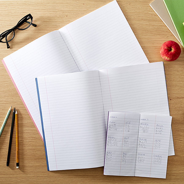 RHINO 13 X 9 Oversized Exercise Book 48 Page, Yellow, F8M  Pack Of 10  1