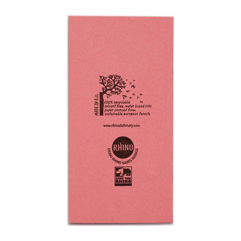 RHINO 8 x 4 Exercise Book 32 Page, Pink, S10 RHINO Stationery