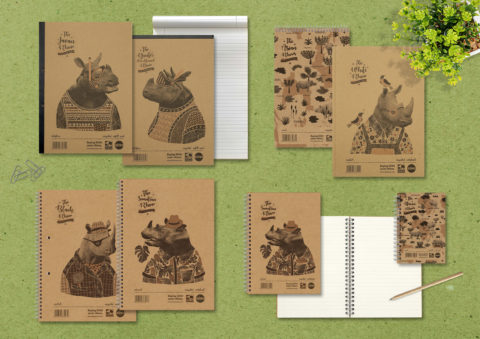 RHINO Recycled Range LANDSCAPE A5 - Rhino Stationery