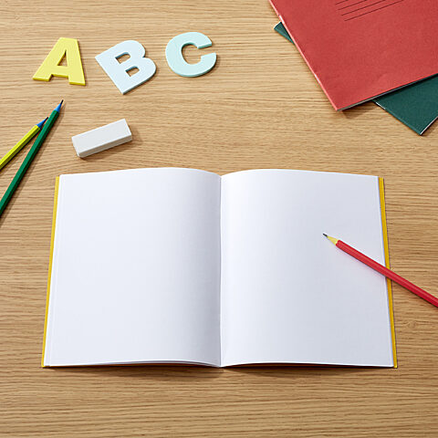 8x6 5 Exercise Book Plain Usage Lifestyle SQ LR - Rhino Stationery