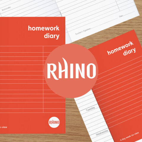 RHINO 2023 Homework Diary Still - Rhino Stationery
